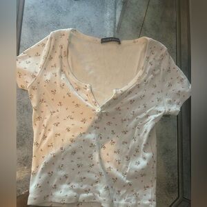 Brandy floral top. One size.